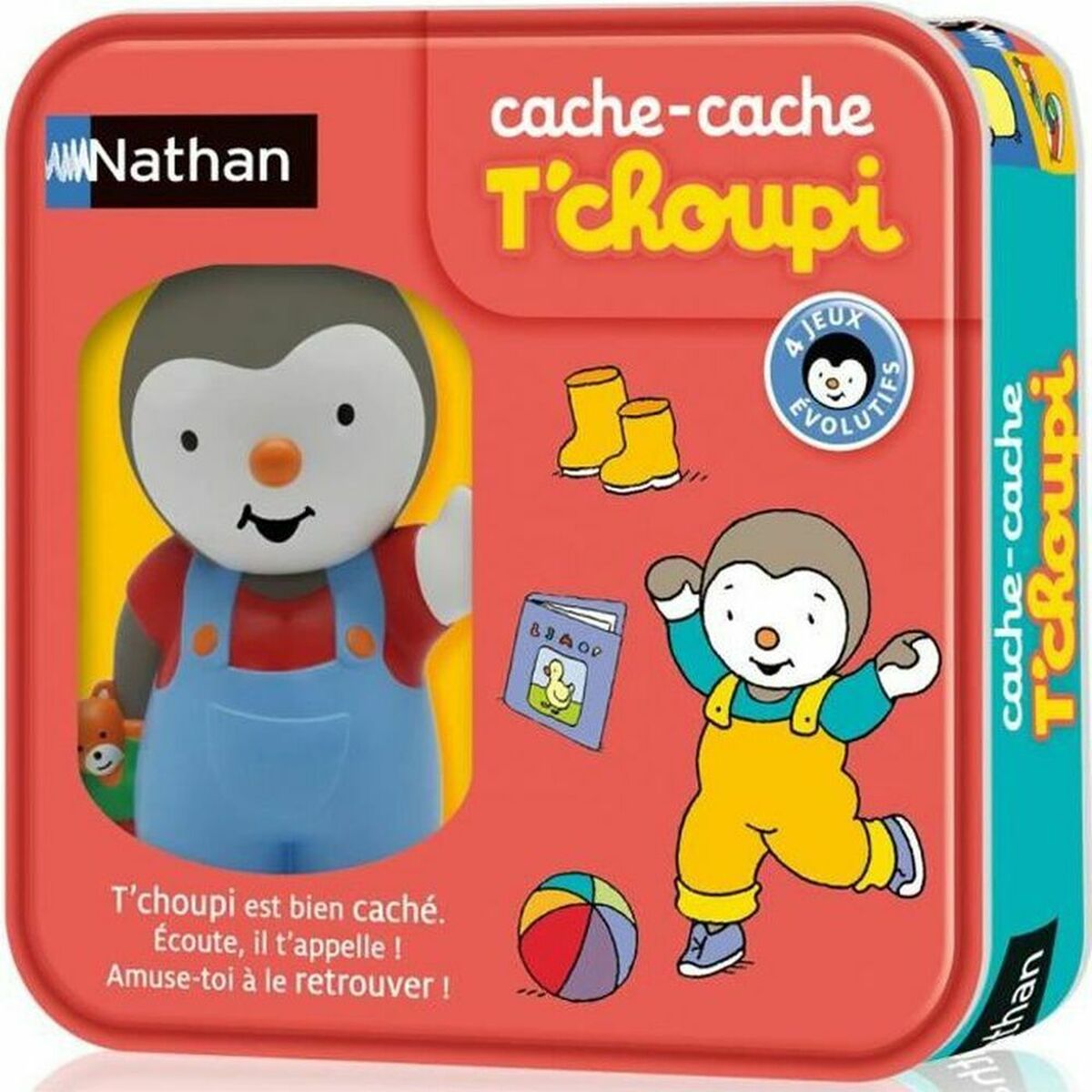 Joc de Masă Nathan T'choupi - Hide and Seek (FR) - Jucarii si jocuri, Jocuri și accesorii