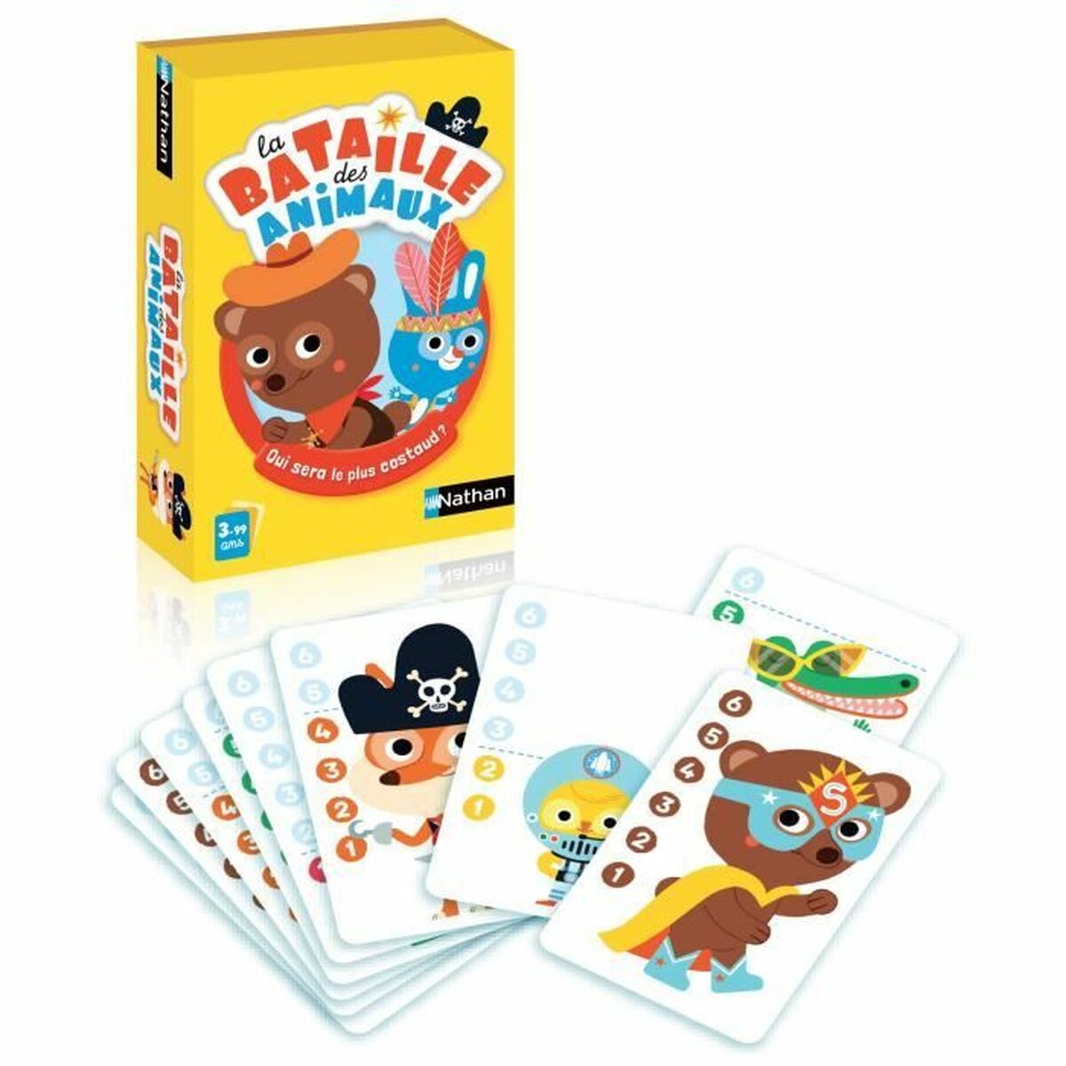 Jocuri de cărți Nathan La Batille des animaux - Jucarii si jocuri, Jocuri și accesorii