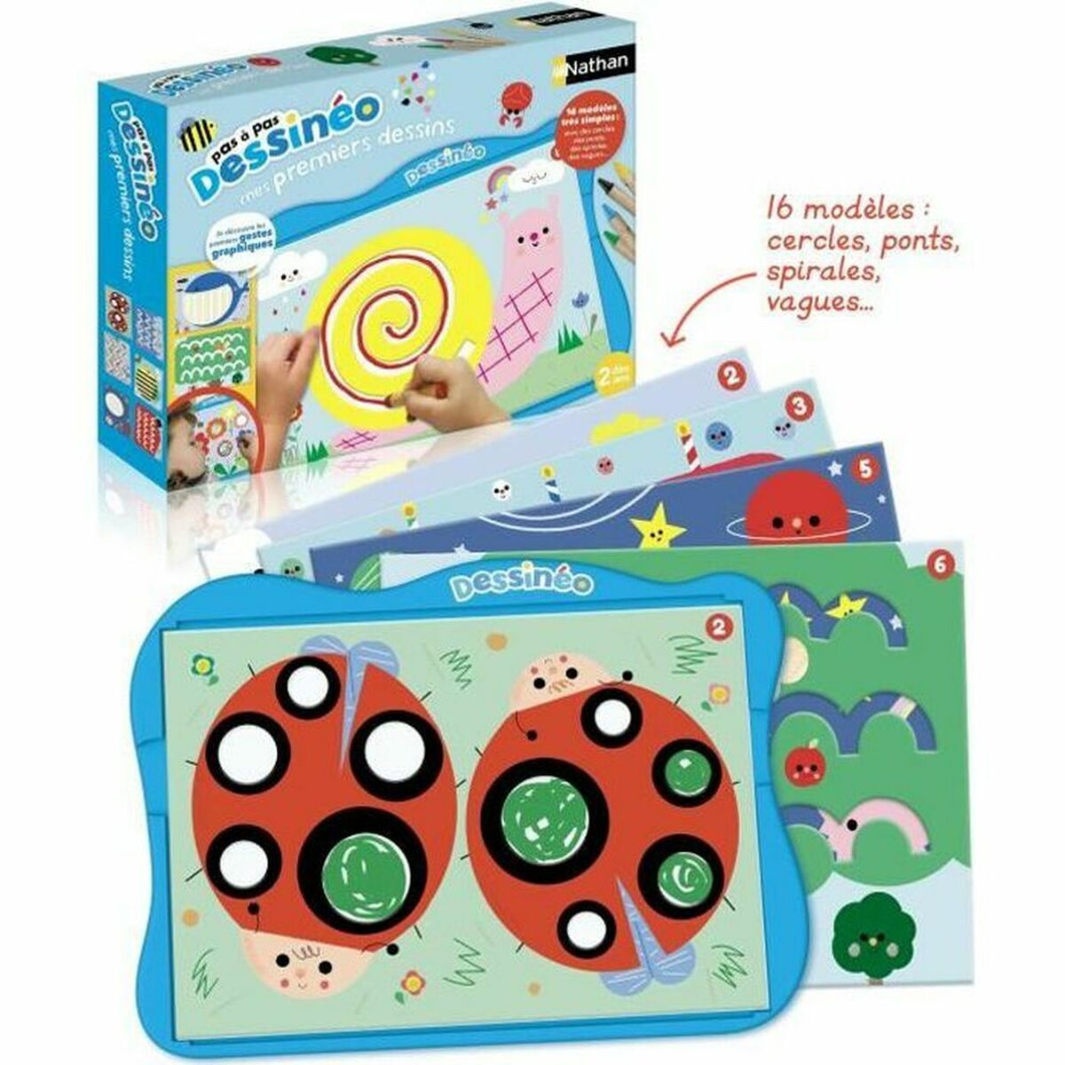 Joc Educativ Nathan Drawn First Drawings - Jucarii si jocuri, Activități creative