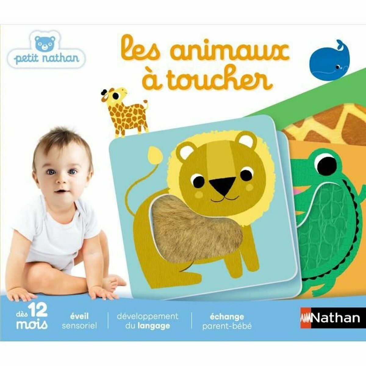 Joc de Masă Nathan Animals to Touch (FR) - Jucarii si jocuri, Jocuri și accesorii