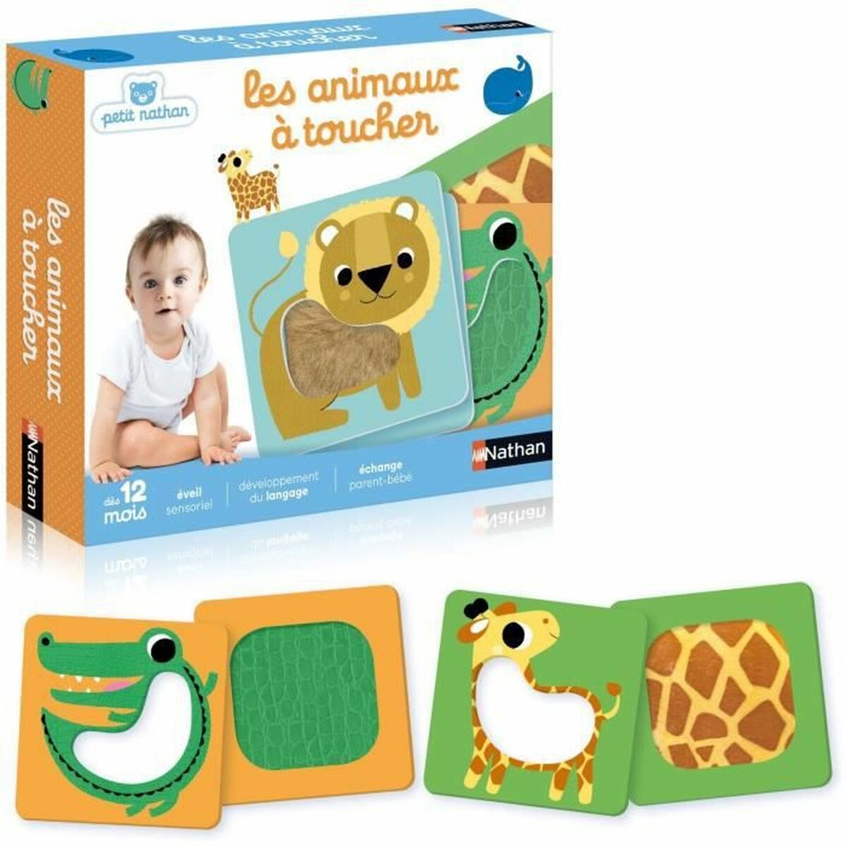 Joc de Masă Nathan Animals to Touch (FR) - Jucarii si jocuri, Jocuri și accesorii