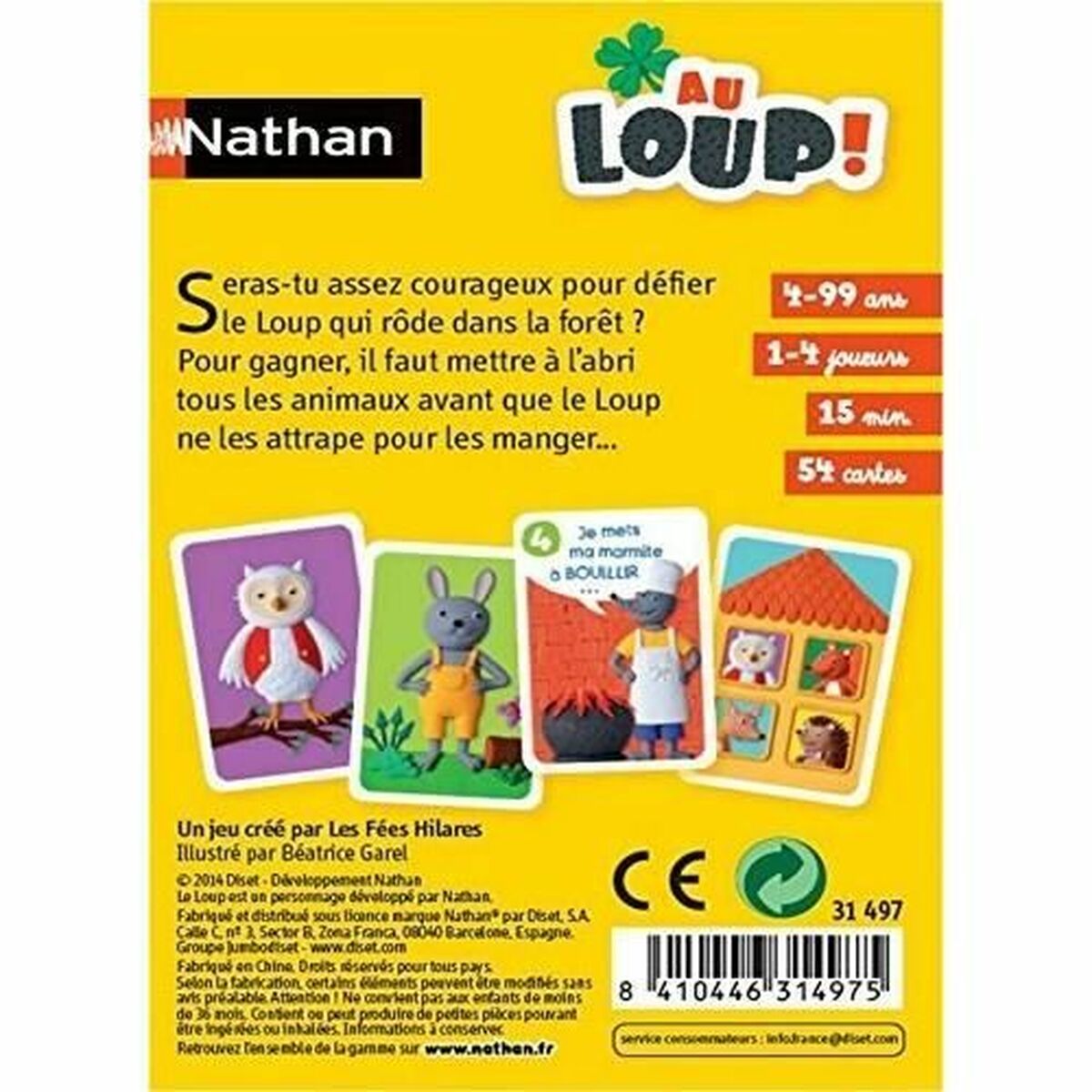 Joc de Memorie Nathan Au Loup - Jucarii si jocuri, Jocuri și accesorii