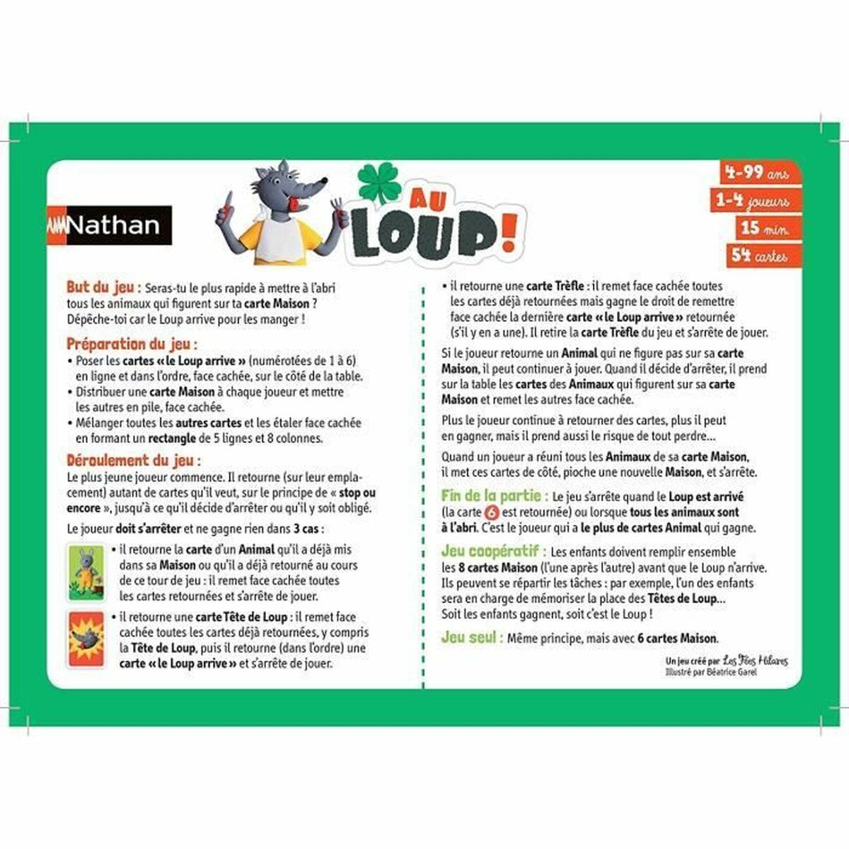 Joc de Memorie Nathan Au Loup - Jucarii si jocuri, Jocuri și accesorii
