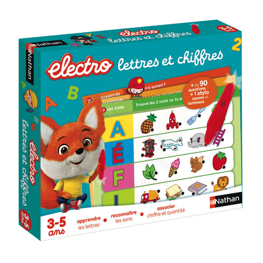 Joc Educativ Nathan Letters and Numbers (Franceză) - Jucarii si jocuri, Jocuri și accesorii