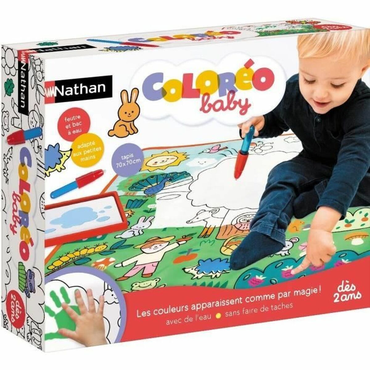 Set pentru desen Nathan Coloréo Baby - Birou și papetărie, Arte și Meserii