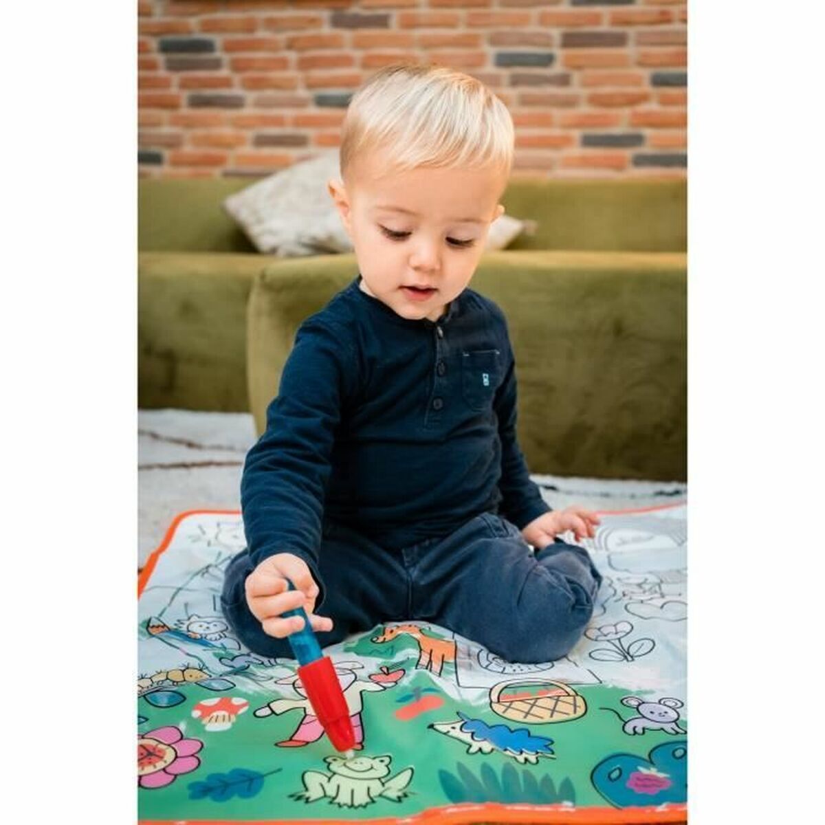 Set pentru desen Nathan Coloréo Baby - Birou și papetărie, Arte și Meserii