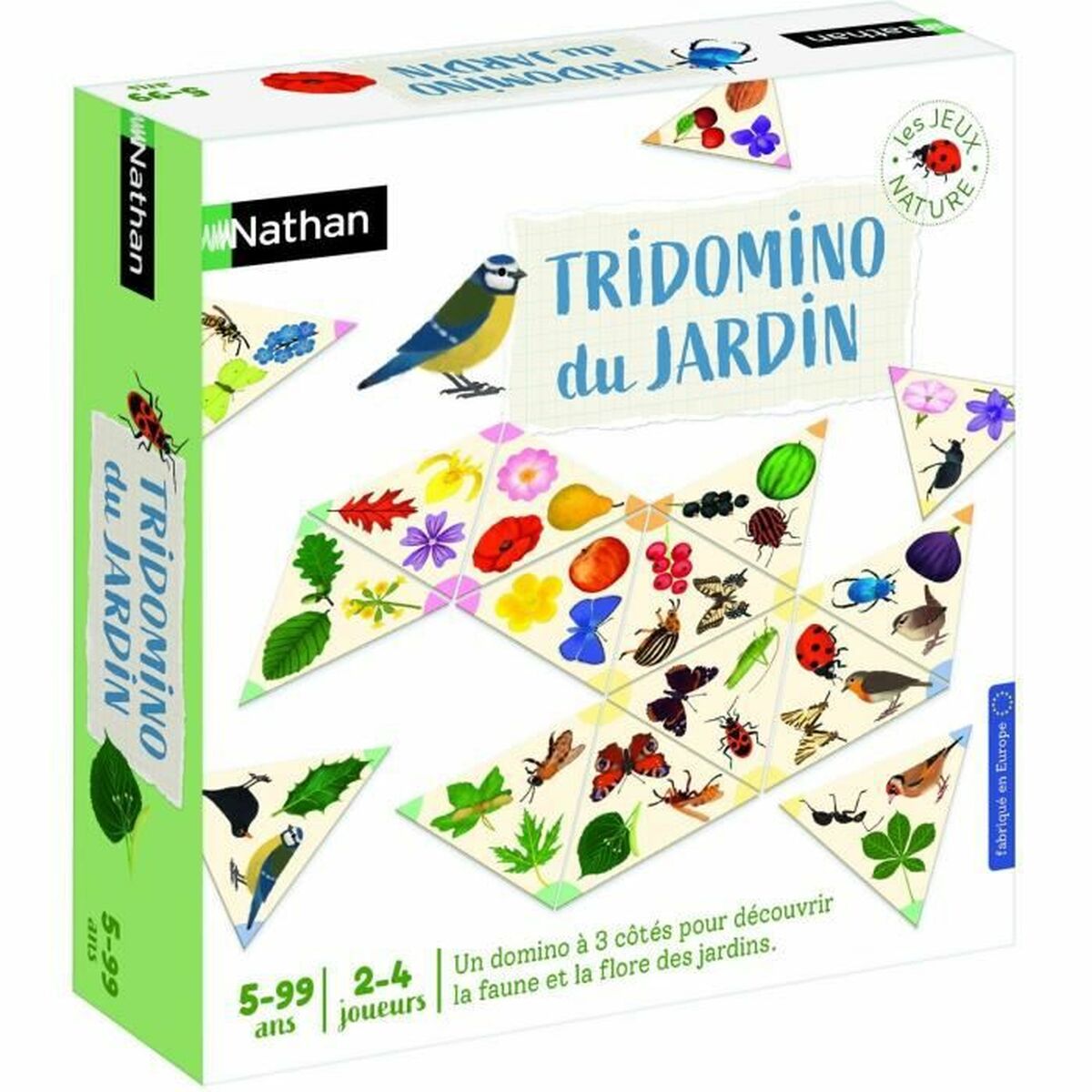 Joc de Masă Nathan Tridomino Du Jardin (FR) - Jucarii si jocuri, Instrumente muzicale pentru copii