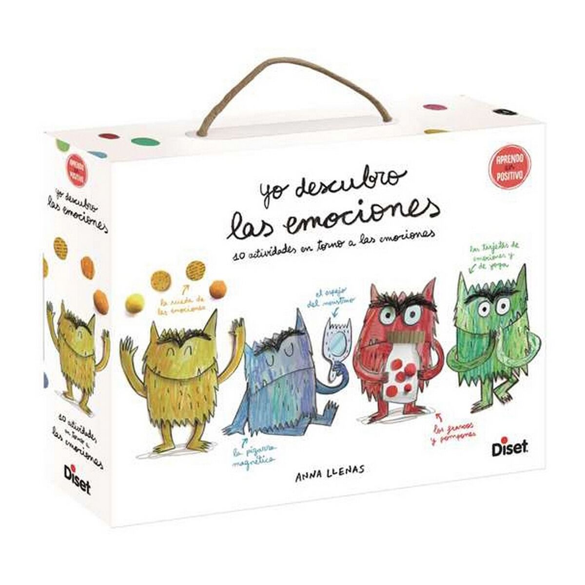 Joc Educație pentru Copii Diset Yo descubro las emociones 168 Piese - Jucarii si jocuri, Învățare și educație