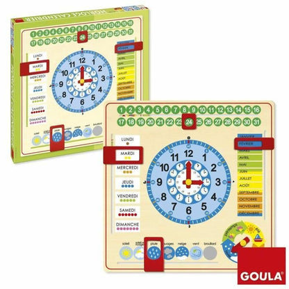 Joc Educativ Goula Calendar clock - Jucarii si jocuri, Jocuri și accesorii