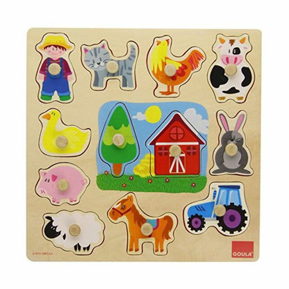 Puzzle pentru Copii din Lemn Goula 53025 (12 pcs) - Jucarii si jocuri, Puzzle-uri și puzzle-uri