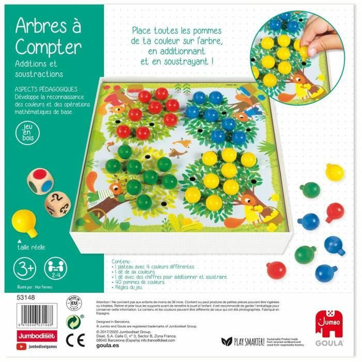 Joc Educativ Goula Arbres a Compter - Jucarii si jocuri, Jocuri și accesorii