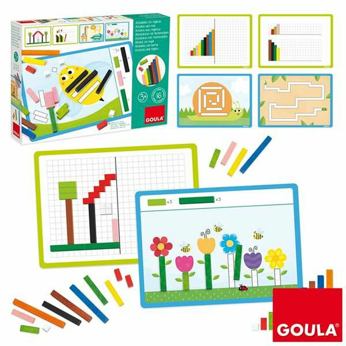 Puzzle pentru Copii din Lemn Goula 453157 - Jucarii si jocuri, Jocuri și accesorii