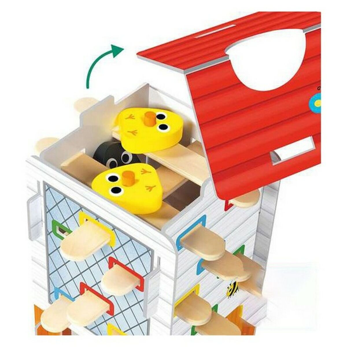 Joc de Îndemânare pentru Bebeluși HAPPY CHICKEN Goula 53170 - Bebelus, Jucăriile copilăriei timpurii