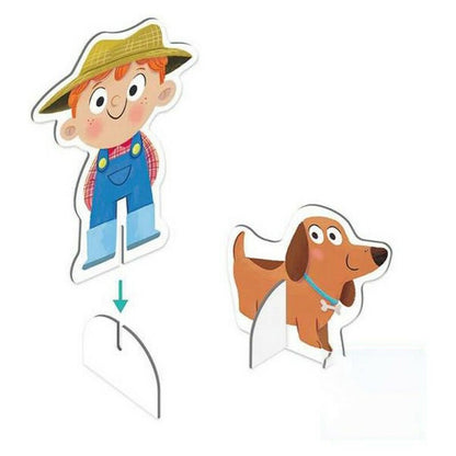 Ferma Puzzle pentru Bebeluși XXL Goula 53176 (17 pcs) - Bebelus, Jucăriile copilăriei timpurii