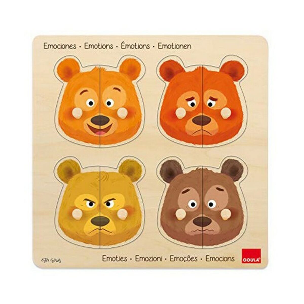 Puzzle Emotions Diset (2+ ani) - Jucarii si jocuri, Puzzle-uri și puzzle-uri