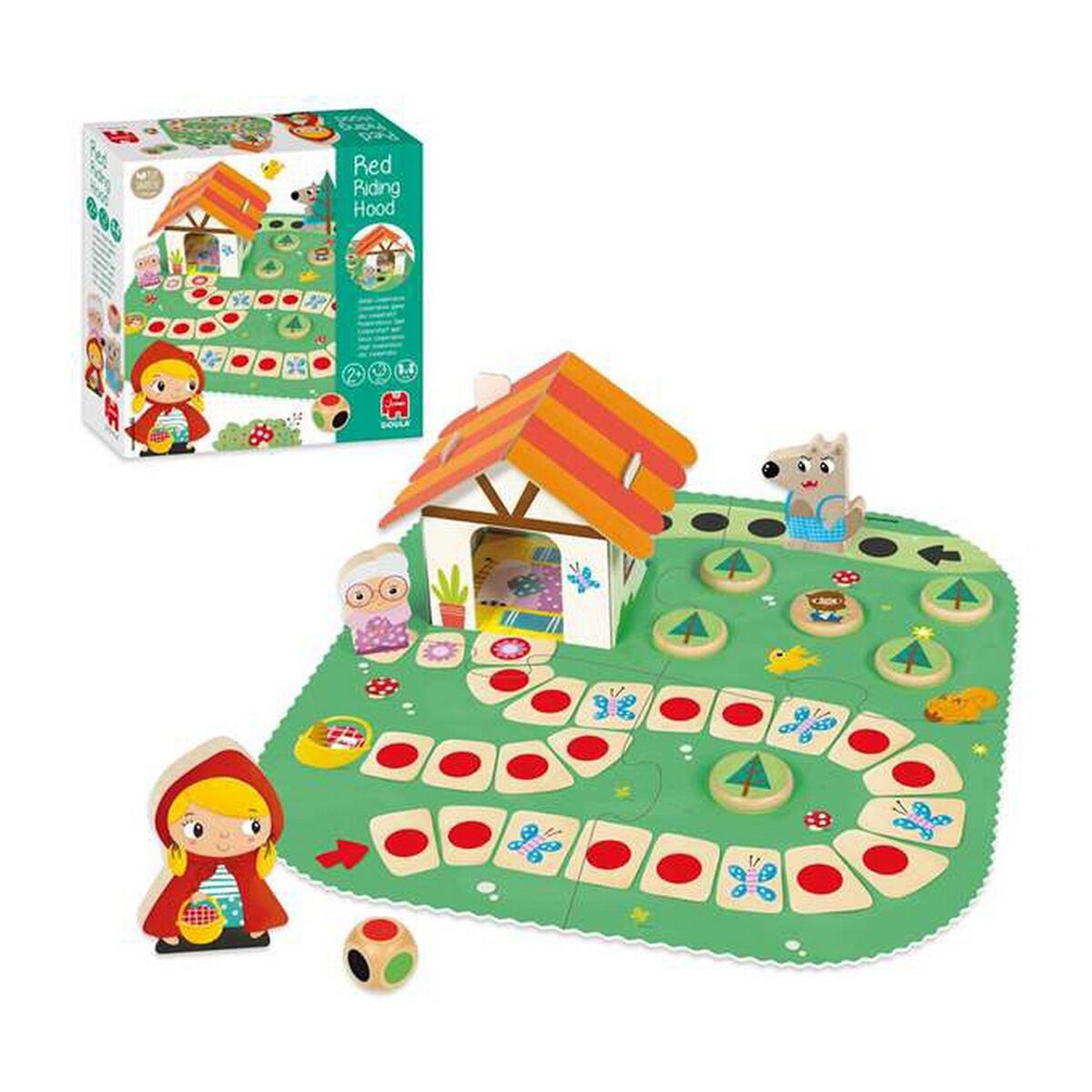 Joc Educativ Goula Little Red Ridding Hood 9 Piese - Jucarii si jocuri, Jocuri și accesorii