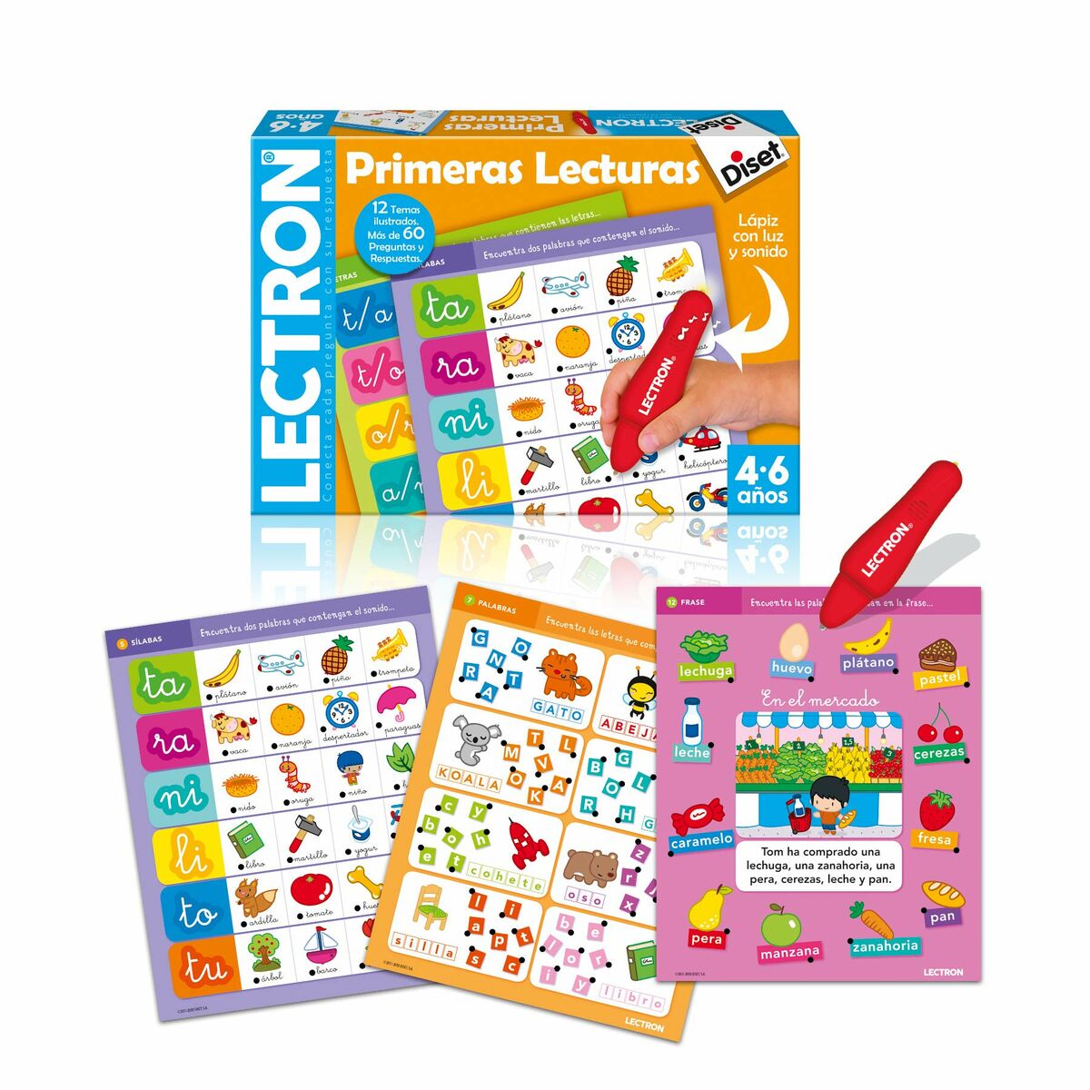 Joc Educativ Lectron Diset Primeras Lecturas ES - Jucarii si jocuri, Jocuri și accesorii