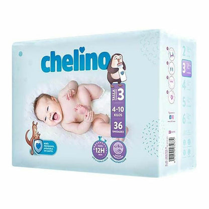 Scutece de unică folosință Chelino (36 uds) - Sănătate și îngrijire personală, Îngrijirea copiilor și puericultură
