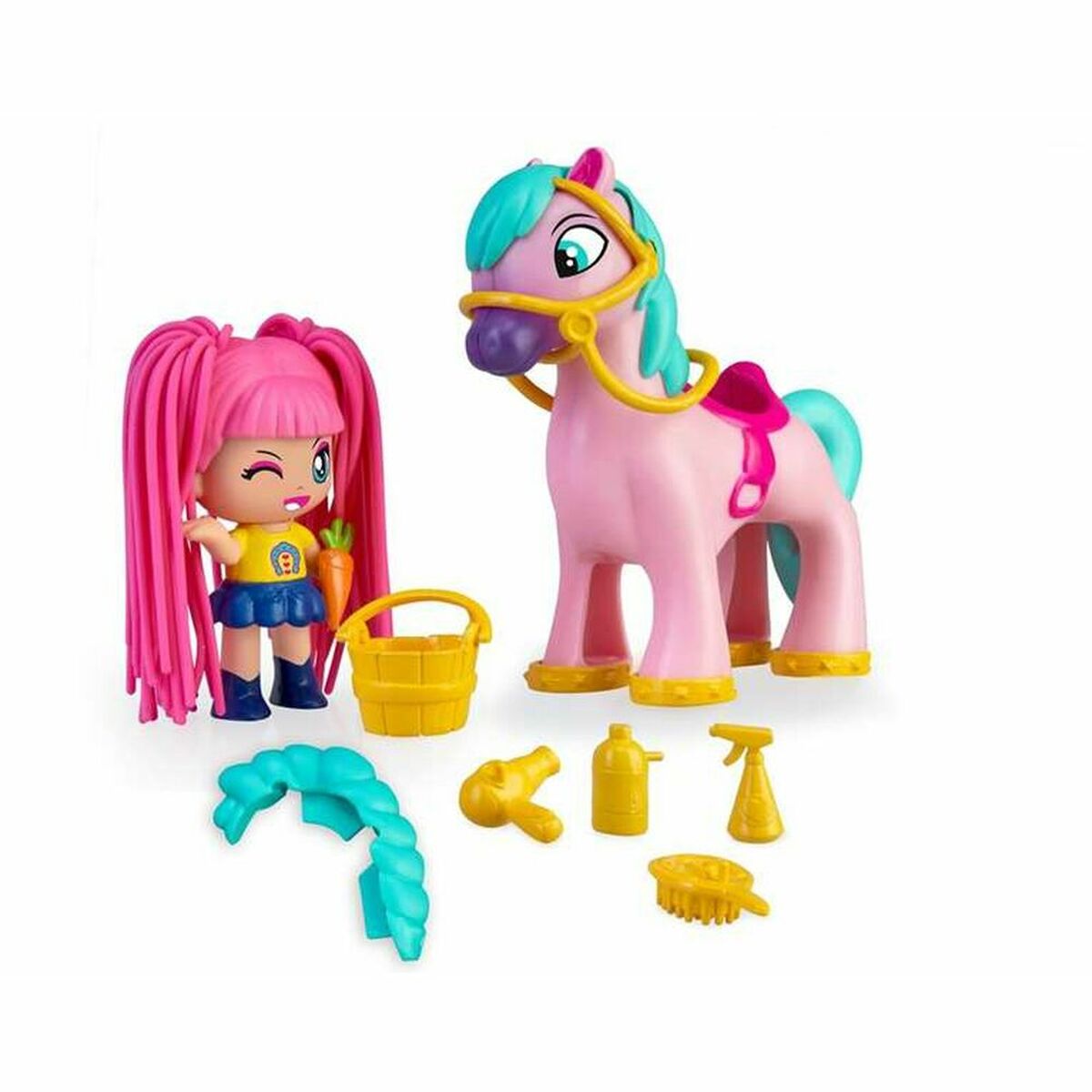 Playset Famosa Pinypon Big Hair - Jucarii si jocuri, Păpuși și figurine