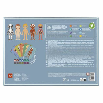 Puzzle Apli 19438 35 x 75 x 24 cm Corp uman 240 Piese - Jucarii si jocuri, Puzzle-uri și puzzle-uri