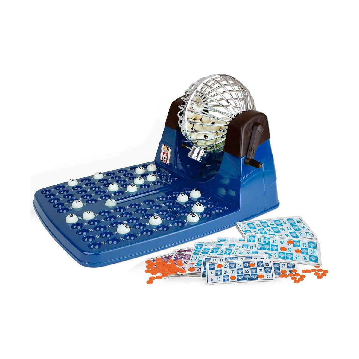 Bingo Automat Chicos Deluxe 30 x 42 x 23 cm 72 Cartoane - Jucarii si jocuri, Jocuri și accesorii