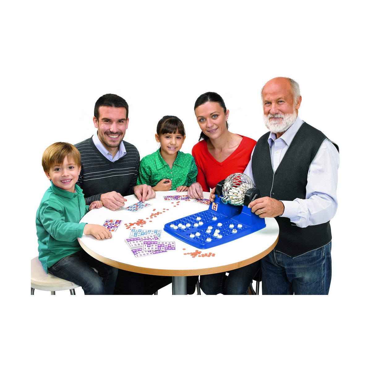 Bingo Automat Chicos Deluxe 30 x 42 x 23 cm 72 Cartoane - Jucarii si jocuri, Jocuri și accesorii