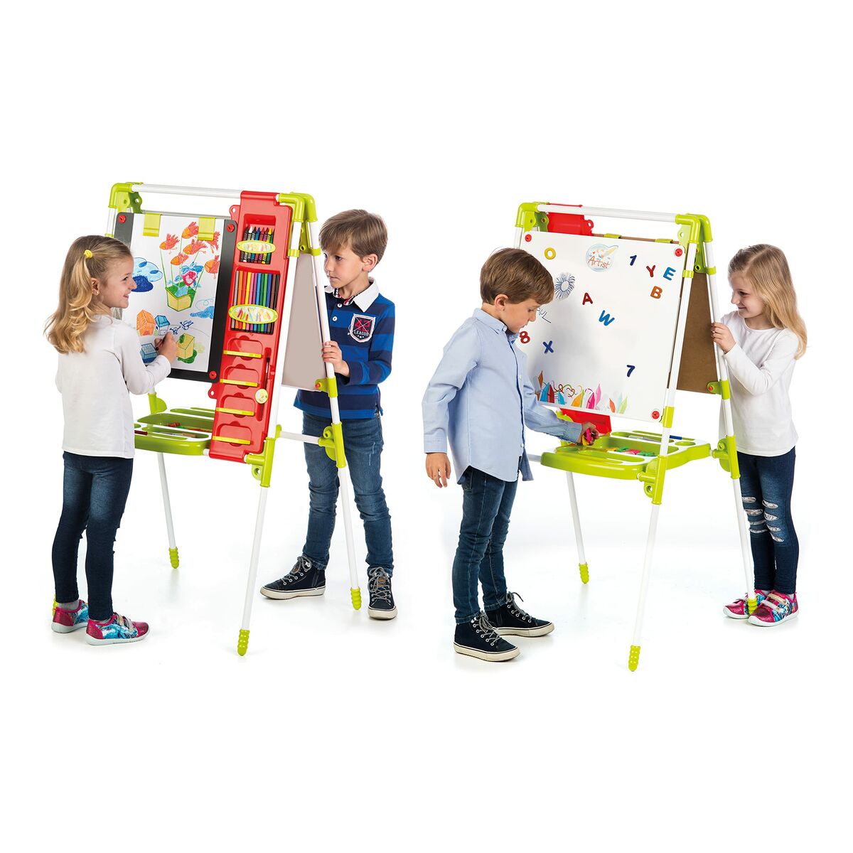 Tablă 2 în 1 Chicos 63 x 60 x 120 cm Pliabil - Jucarii si jocuri, Activități creative