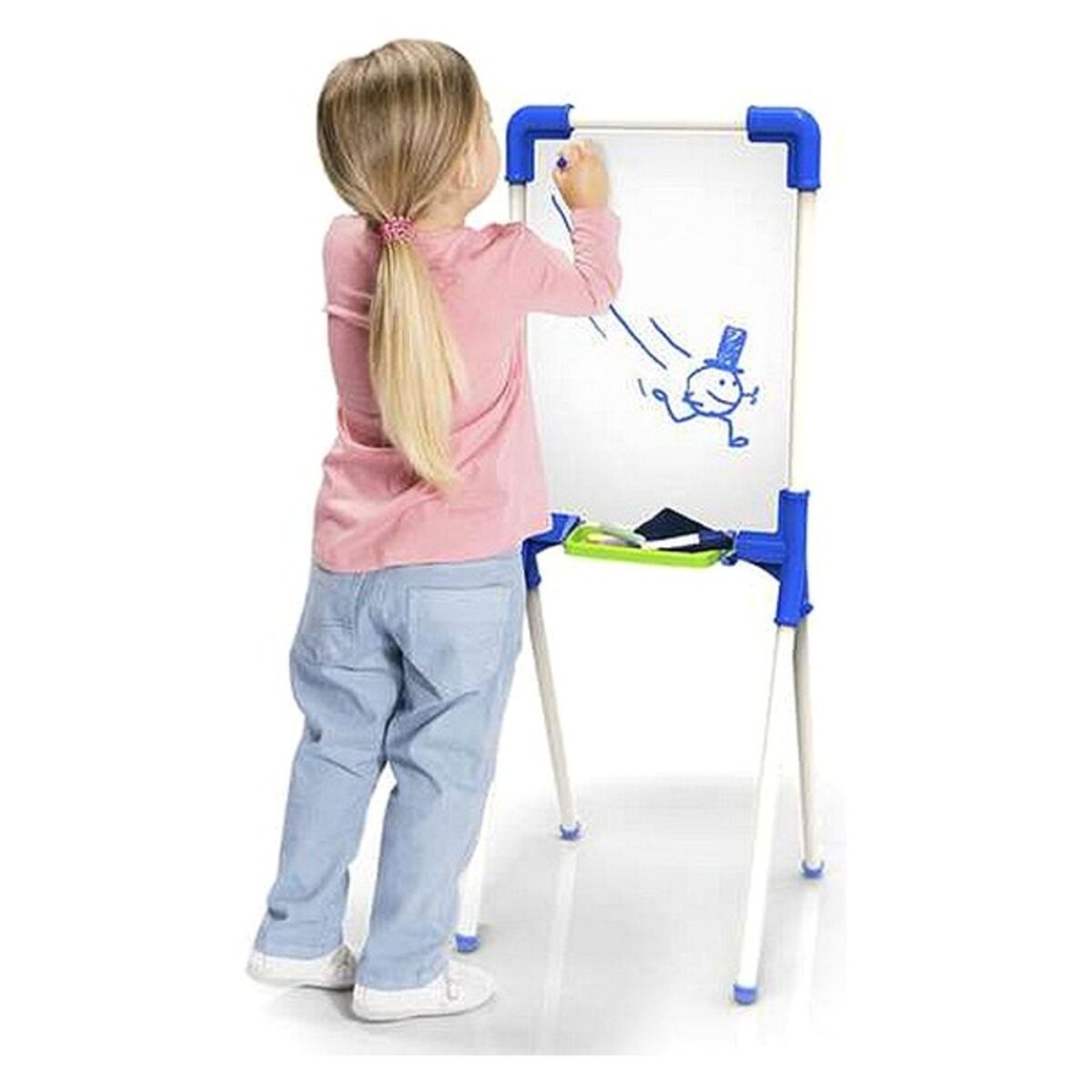 Tablă 2 în 1 Chicos Paint & Learn (37 x 32 x 85 cm) - Jucarii si jocuri, Activități creative
