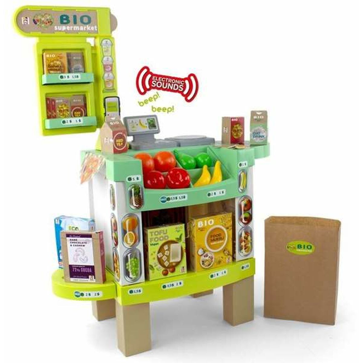 Supermarket de jucării Chicos Bio 78 x 19 x 59,5 cm - Jucarii si jocuri, Imitații de jocuri