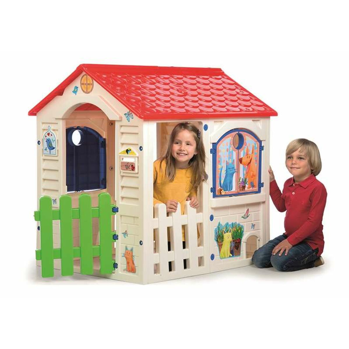 Casă pentru Copii de Joacă Chicos Country Cottage 84 x 103 x 104 cm - Jucarii si jocuri, În aer liber și sport