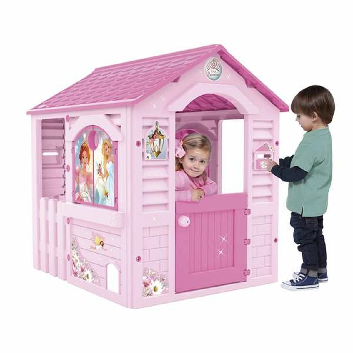 Casă pentru Copii de Joacă Chicos Pink Princess 94 x 103 x 104 cm Roz - Jucarii si jocuri, În aer liber și sport