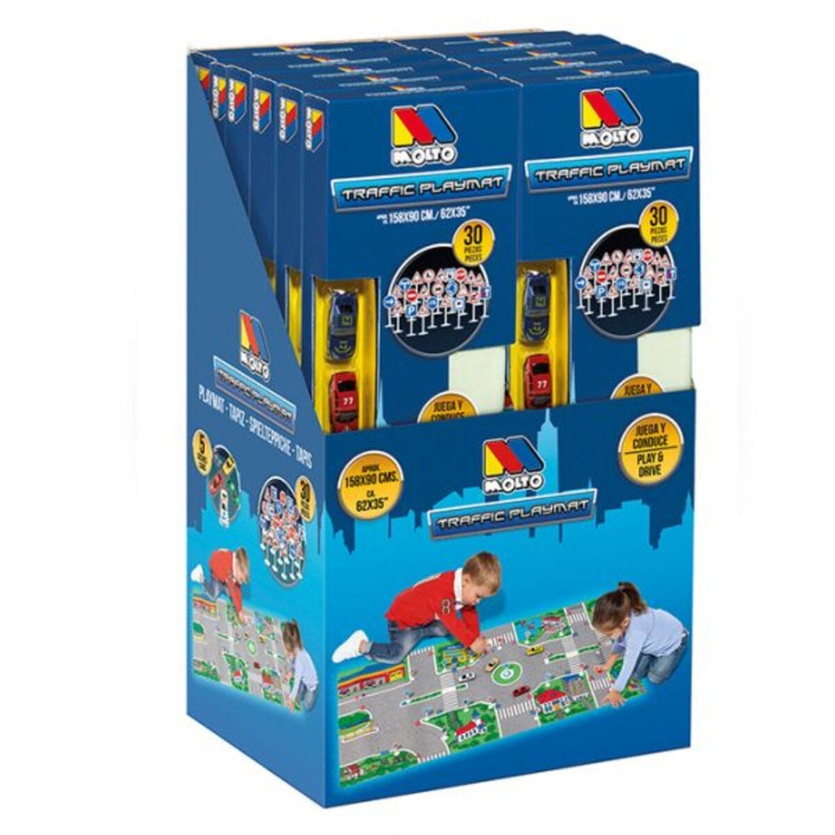 Covor Traffic Moltó (124 x 60 cm) - Jucarii si jocuri, Jocuri și accesorii