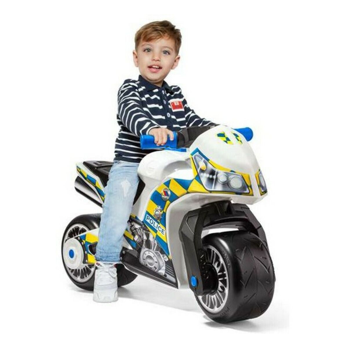 Mașină-Premergător Moltó Motocicletă Polițist (73 cm) - Jucarii si jocuri, În aer liber și sport