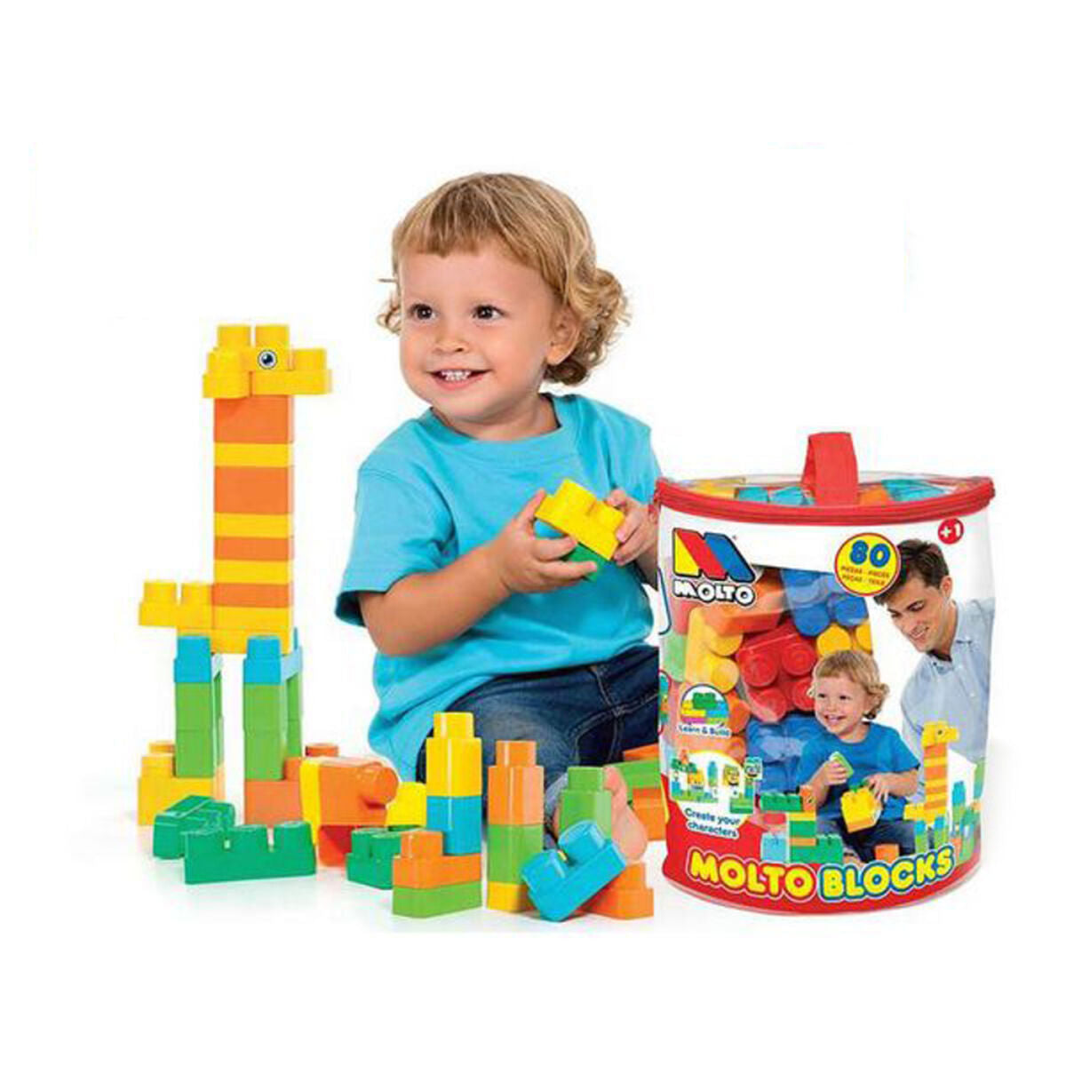 Set de Construcție Moltó 12461 80 Piese - Jucarii si jocuri