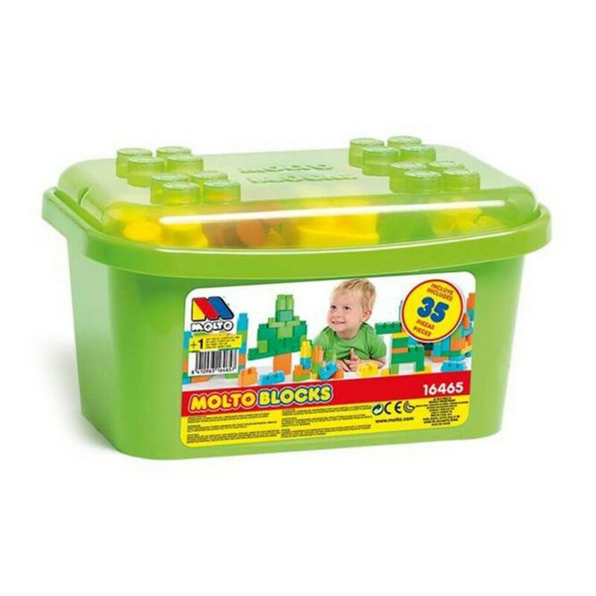 Joc de Construcții cu Plăci Moltó (35 pcs) - Jucarii si jocuri