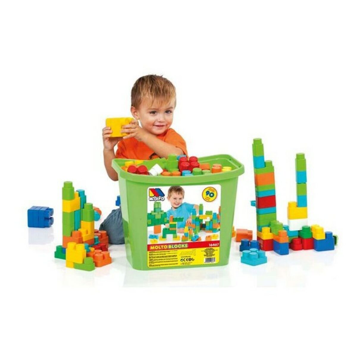 Joc de Construcții cu Plăci Moltó (90 pcs) - Jucarii si jocuri