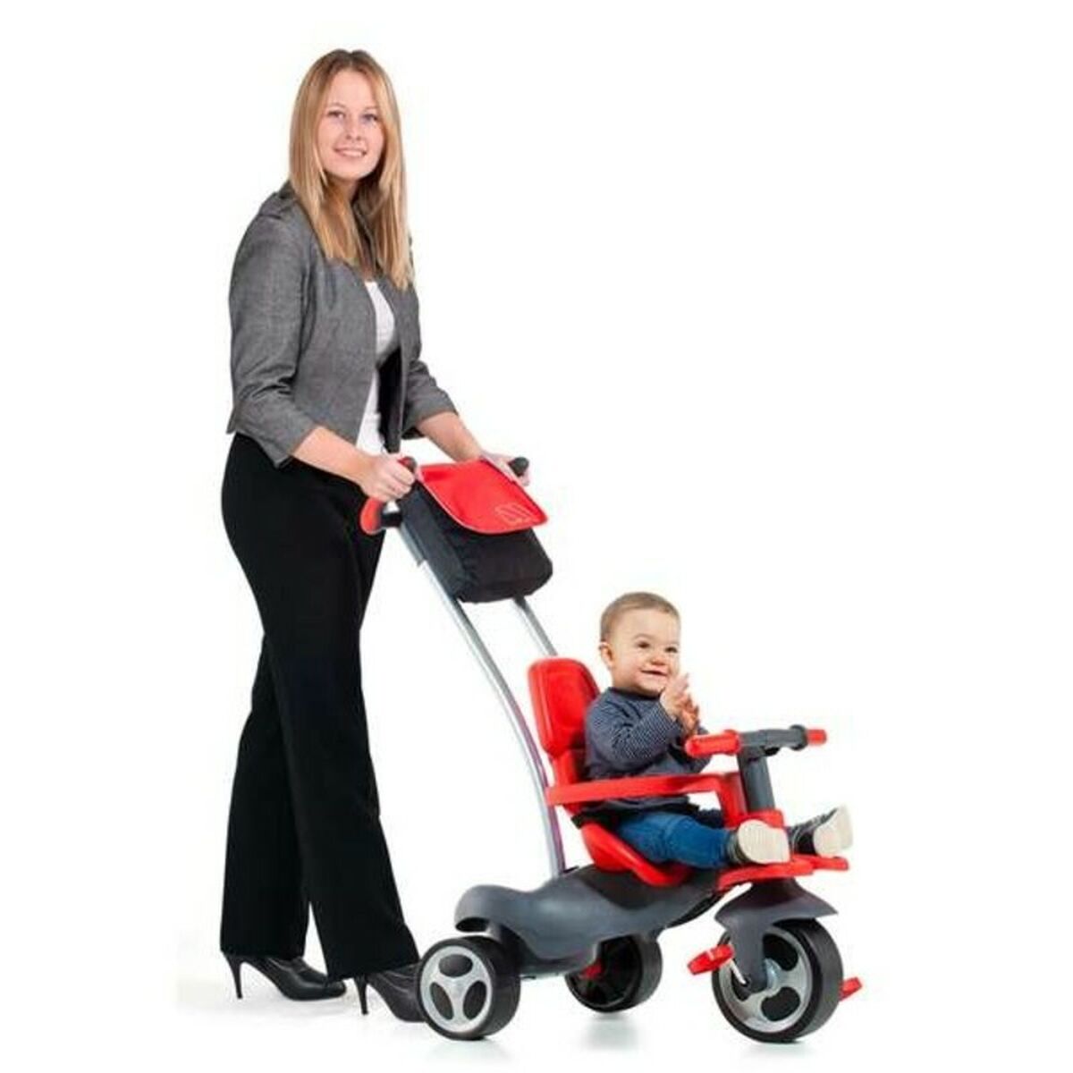 Triciclu Urban Trike Red Moltó (98 cm) - Jucarii si jocuri, În aer liber și sport