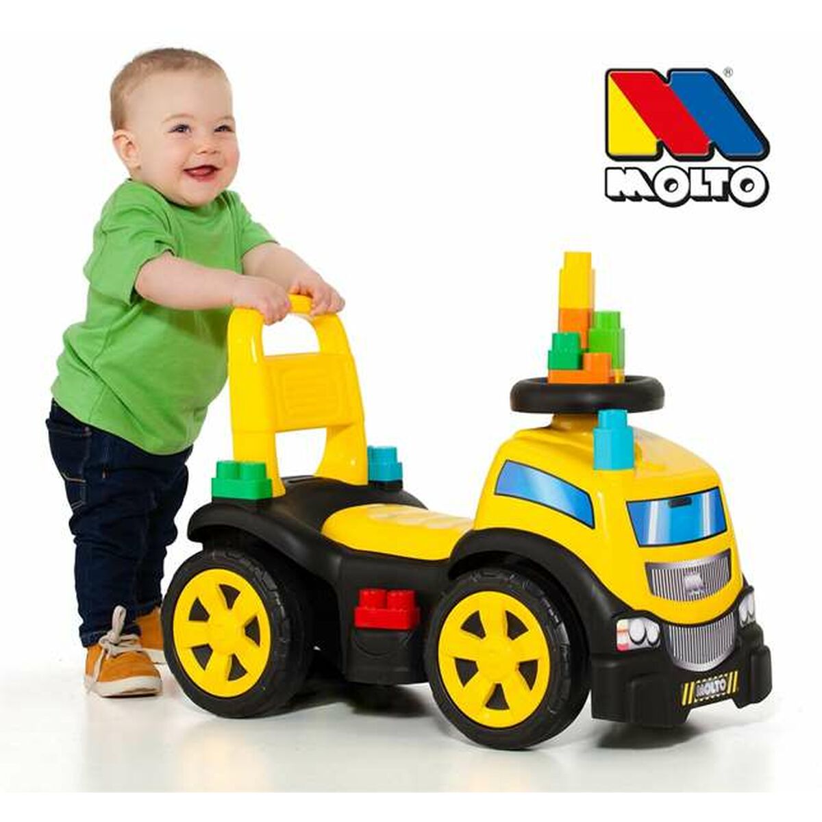 Mașină-Premergător Moltó Trucks and blocks 89 cm - Jucarii si jocuri, În aer liber și sport
