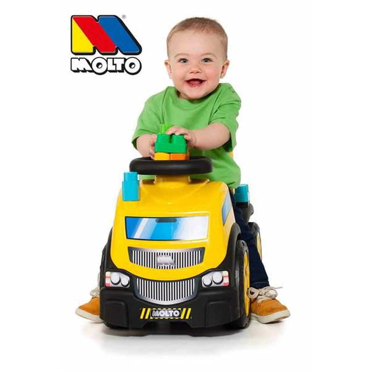 Mașină-Premergător Moltó Trucks and blocks 89 cm - Jucarii si jocuri, În aer liber și sport
