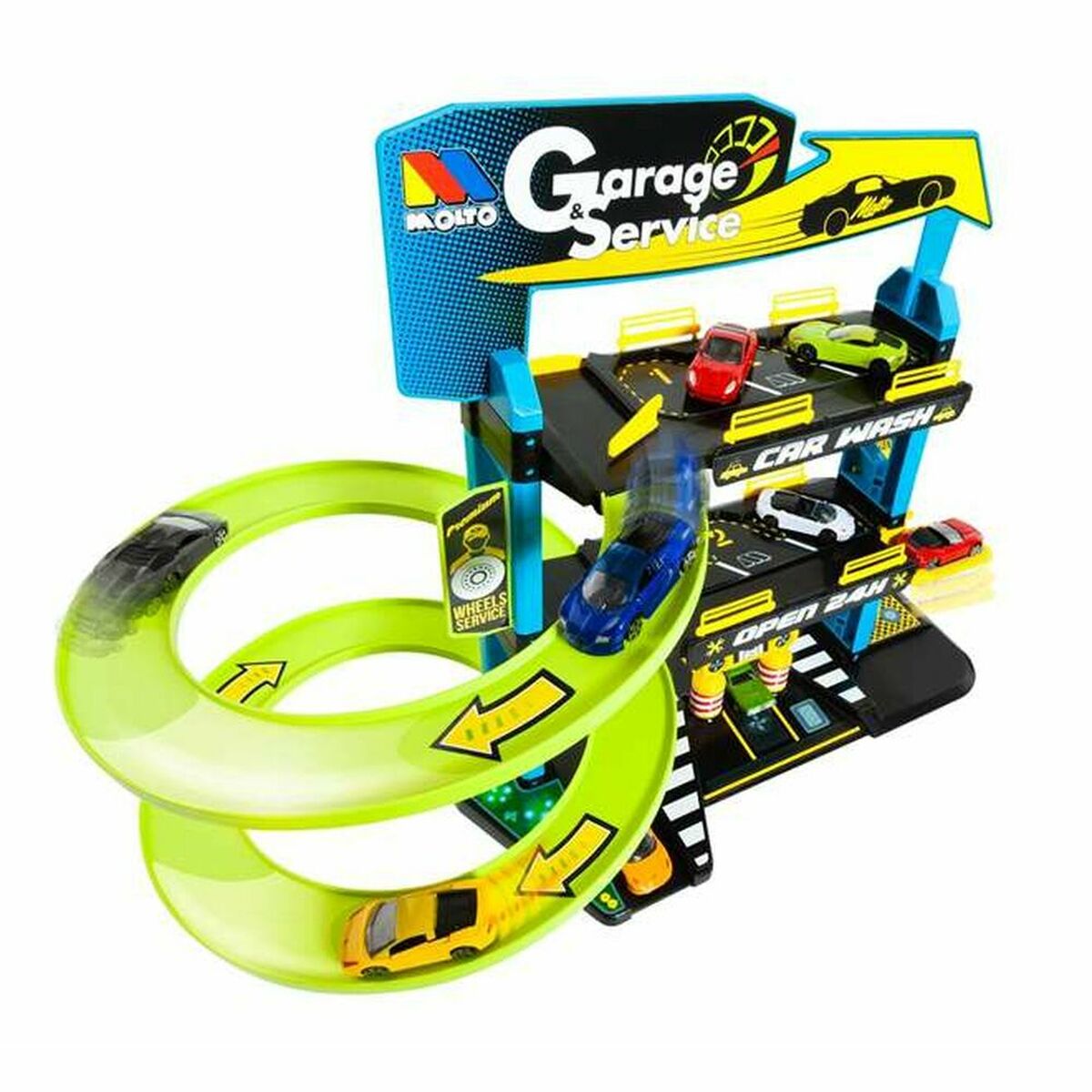 Parking Moltó 17401 Stand cu 3 niveluri 60 x 45 x 34 cm - Jucarii si jocuri, Păpuși și figurine