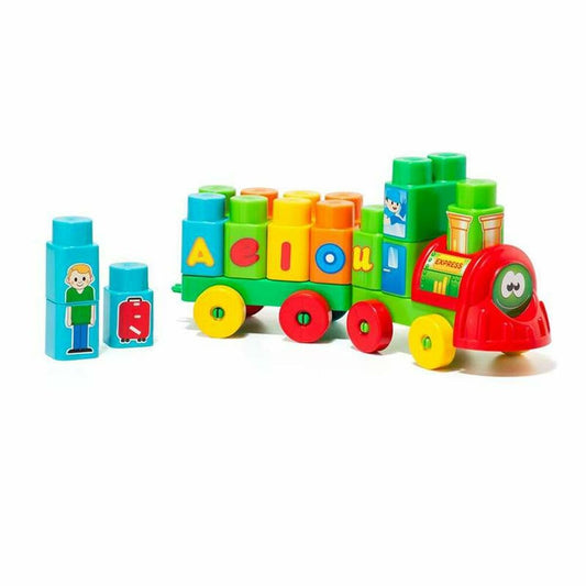 Camion cu Plăci de Construcții Moltó Aeiou Express (28 pcs) - Jucarii si jocuri