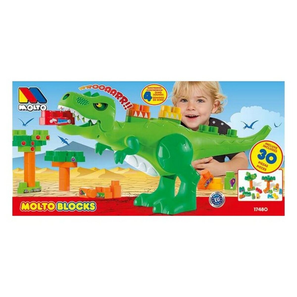 Joc de Construcții cu Plăci Moltó 17480 (30 pcs) - Jucarii si jocuri
