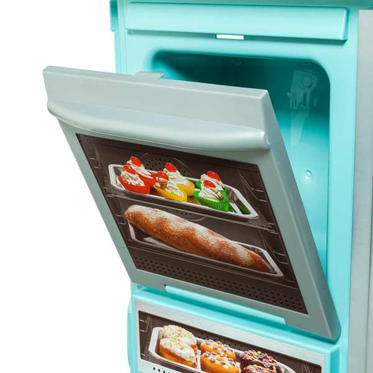 Bucătărie de Jucărie Cook Moltó 18151 100 x 97 x 31 cm Albastru Pliere (100 x 97 x 31 cm) - Jucarii si jocuri, Imitații de jocuri