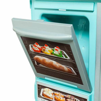 Bucătărie de Jucărie Cook Moltó 18151 100 x 97 x 31 cm Albastru Pliere (100 x 97 x 31 cm) - Jucarii si jocuri, Imitații de jocuri