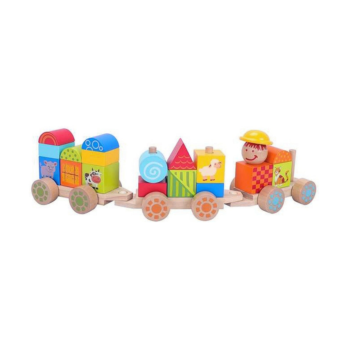 Jucărie pentru copii Moltó Happy Train 23 Piese - Bebelus, Jucăriile copilăriei timpurii