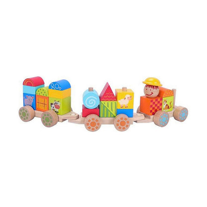 Jucărie pentru copii Moltó Happy Train 23 Piese - Bebelus, Jucăriile copilăriei timpurii