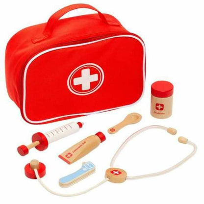 Trusă medicală de jucărie cu accesorii Moltó Lemn (7 pcs) - Jucarii si jocuri, Imitații de jocuri