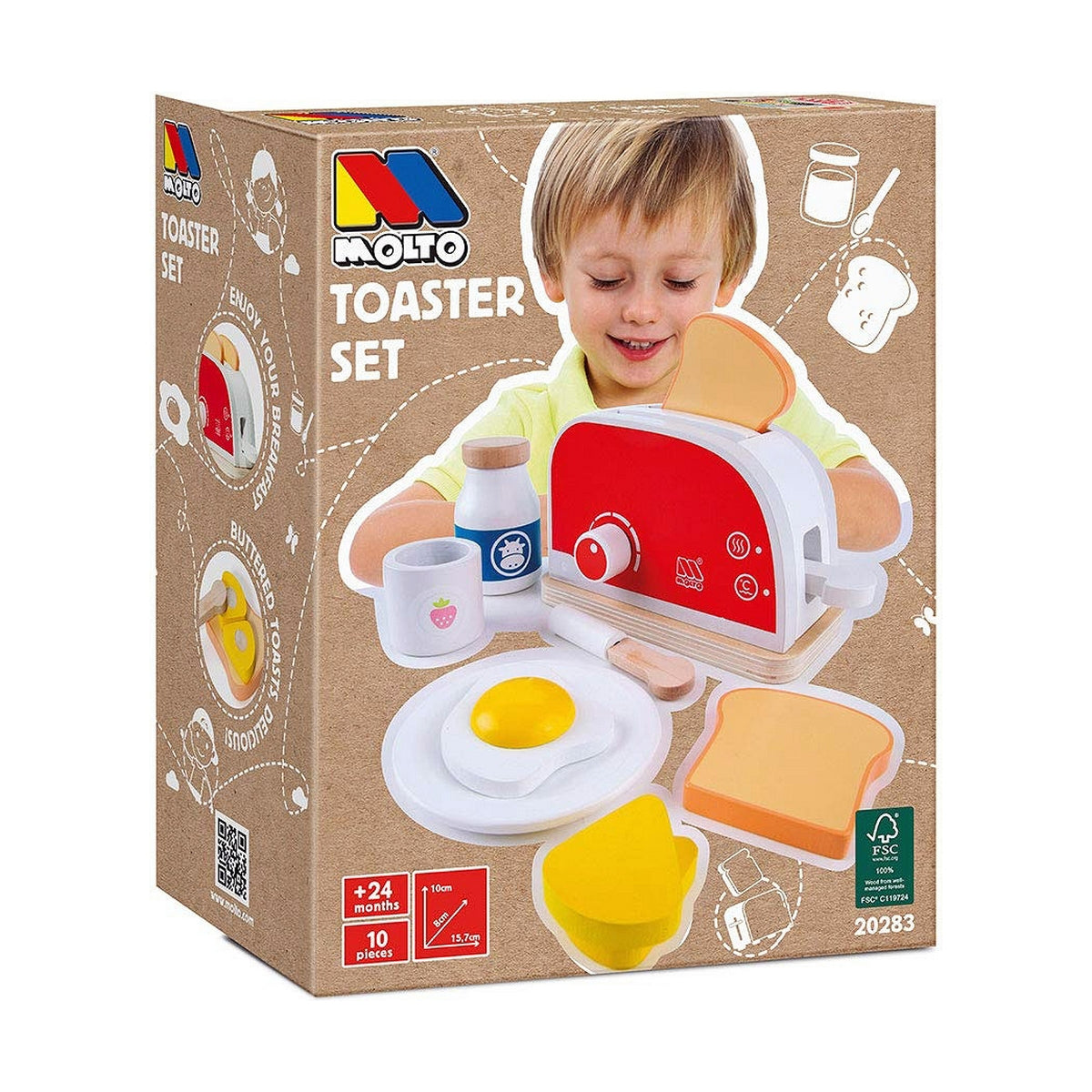 Toaster jucărie Moltó Toaster Set - Jucarii si jocuri, Imitații de jocuri