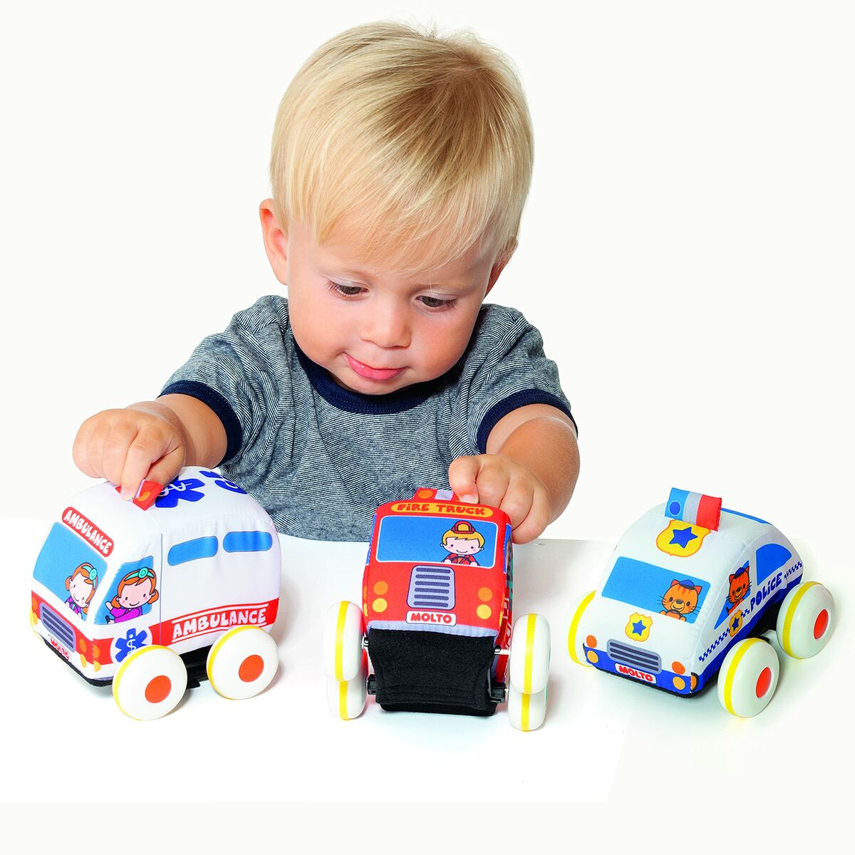 Set de 3 Mașini Moltó Frecare/fricţiune - Jucarii si jocuri, Vehicule