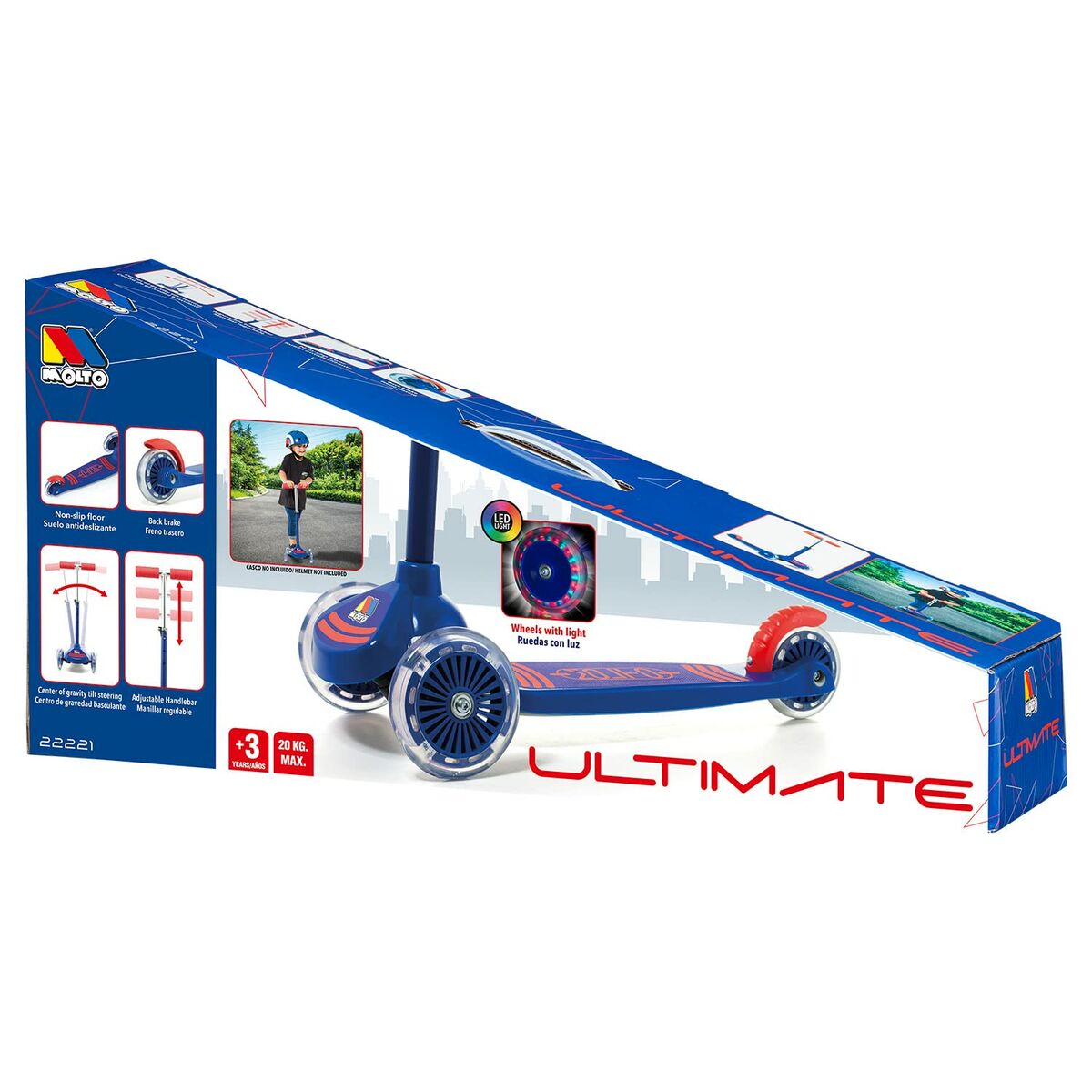 Trotinetă Moltó Maxi Scooter 56 cm - Sport și în aer liber, Mobilitate urbană
